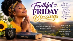 African American Faithful Friday Blessings