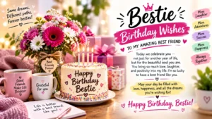 Bestie Birthday Wishes