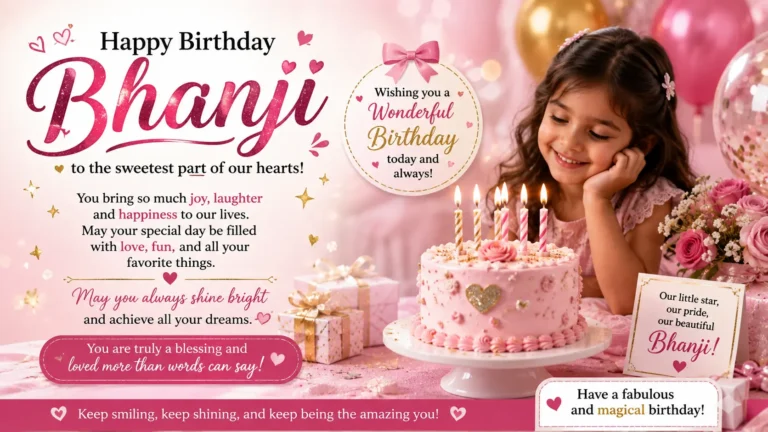 Bhanji Birthday Wishes