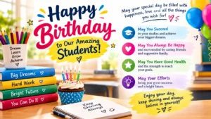 Birthday Wishes for Students
