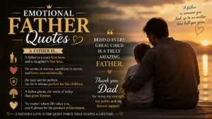 Emotional Father Quotes