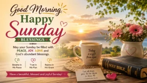Good Morning Happy Sunday Blessings