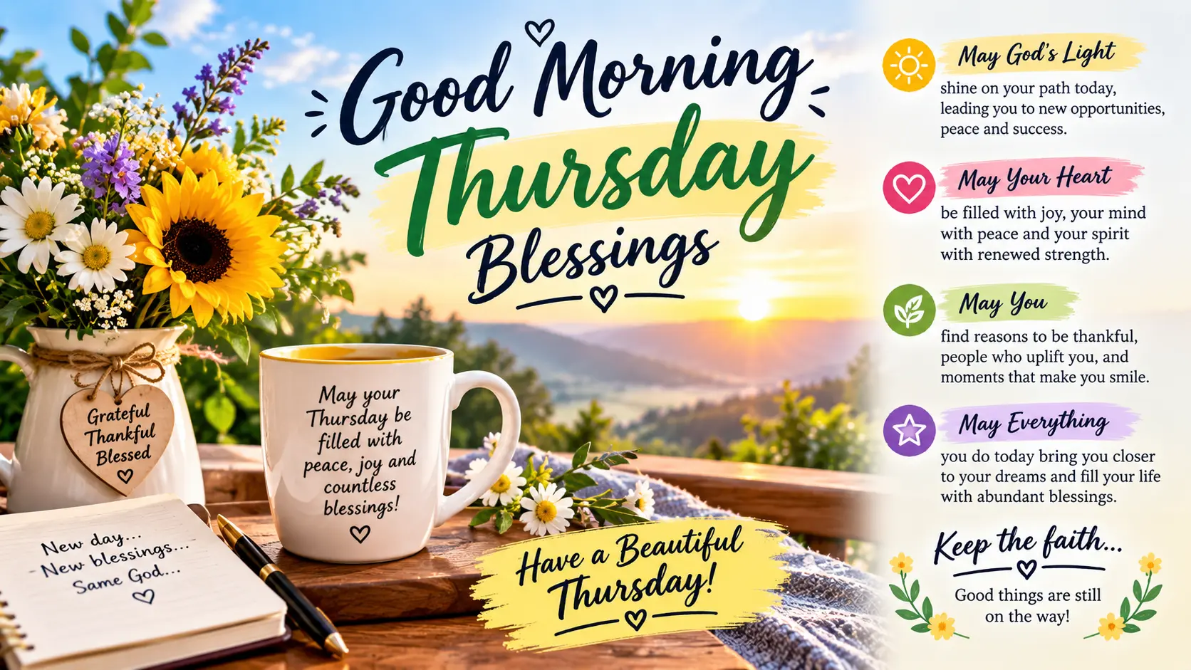 Good Morning Thursday Blessings