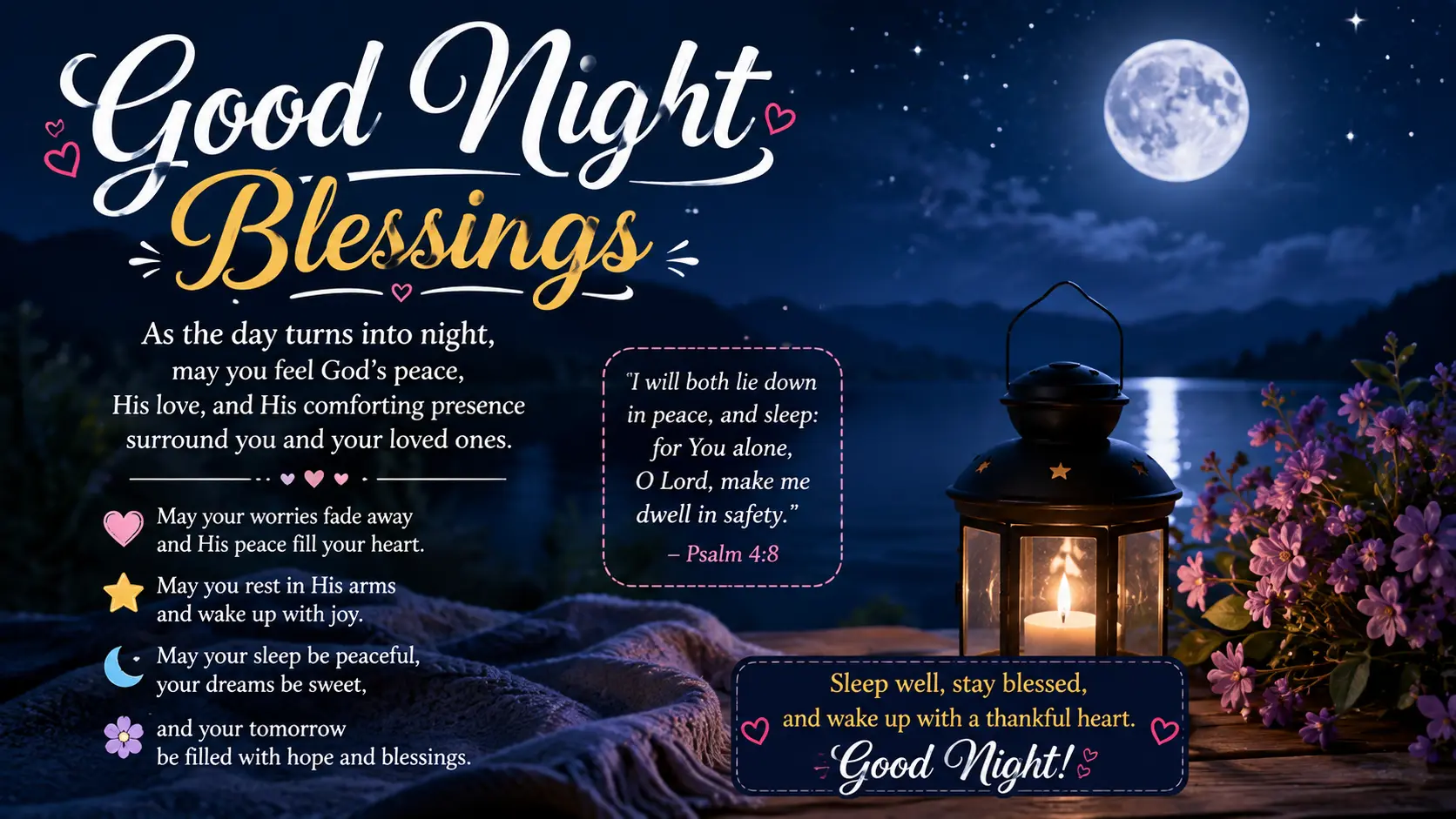 Good Night Blessings