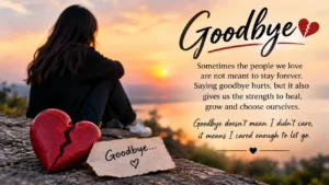 Goodbye Broken Heart Quotes