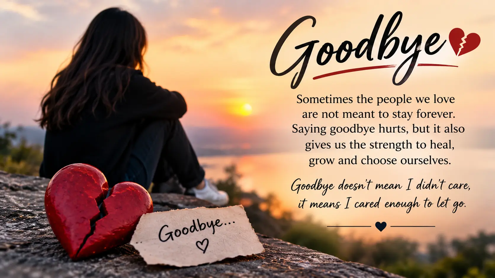 Goodbye Broken Heart Quotes