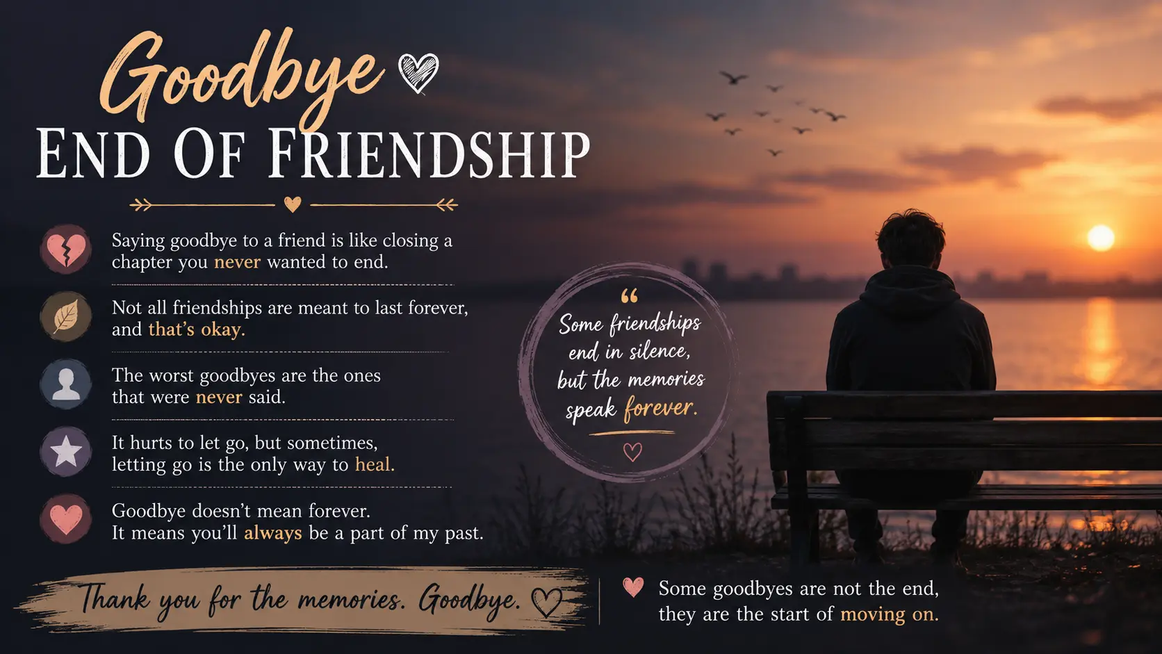 Goodbye End of Friendship Quotes