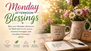 Monday Afternoon Blessings