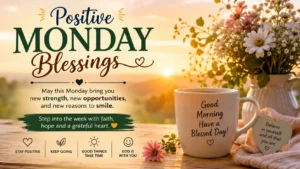 Positive Monday Blessings