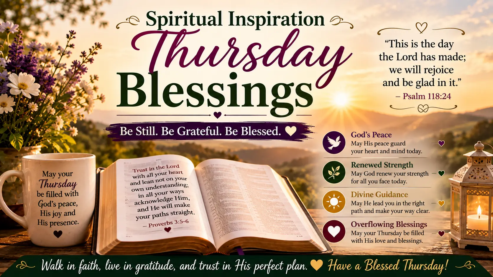 Spiritual Inspiration Thursday Blessings