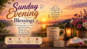 Sunday Evening Blessings