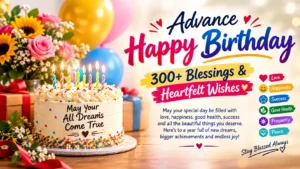 Advance Happy Birthday Wishes