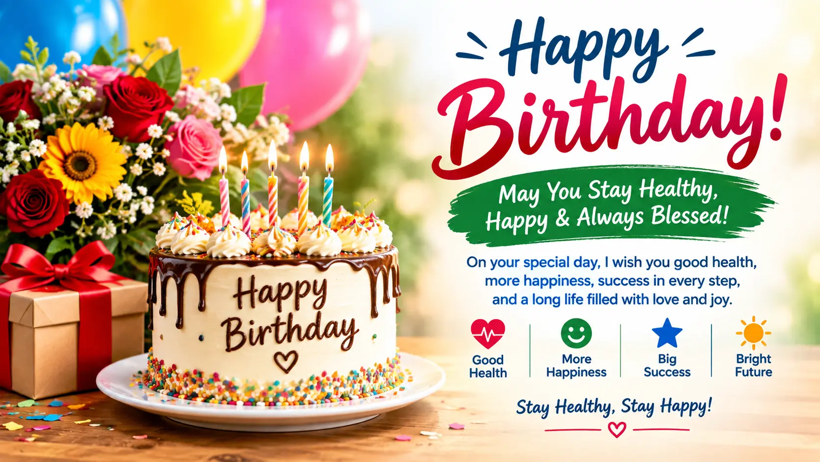 Healthy Birthday Wishes