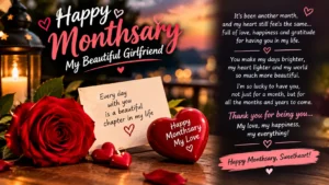 Monthsary Message for Girlfriend
