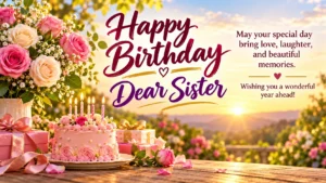 Birthday Wishes Sister