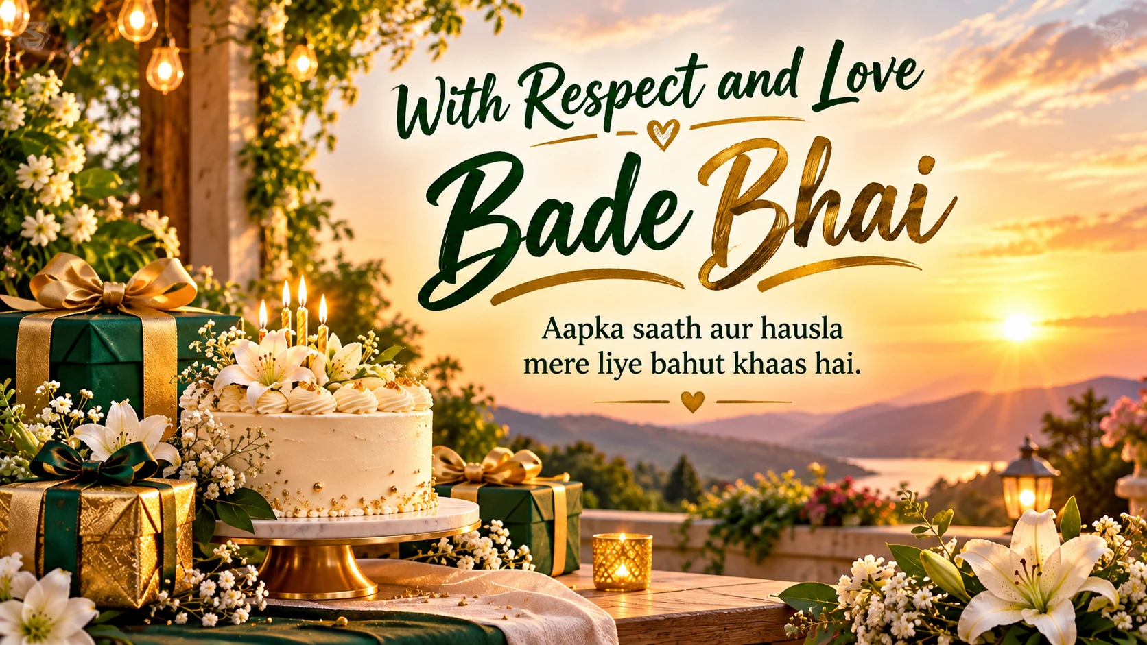 Bhai Birthday Wishes in English Hindi