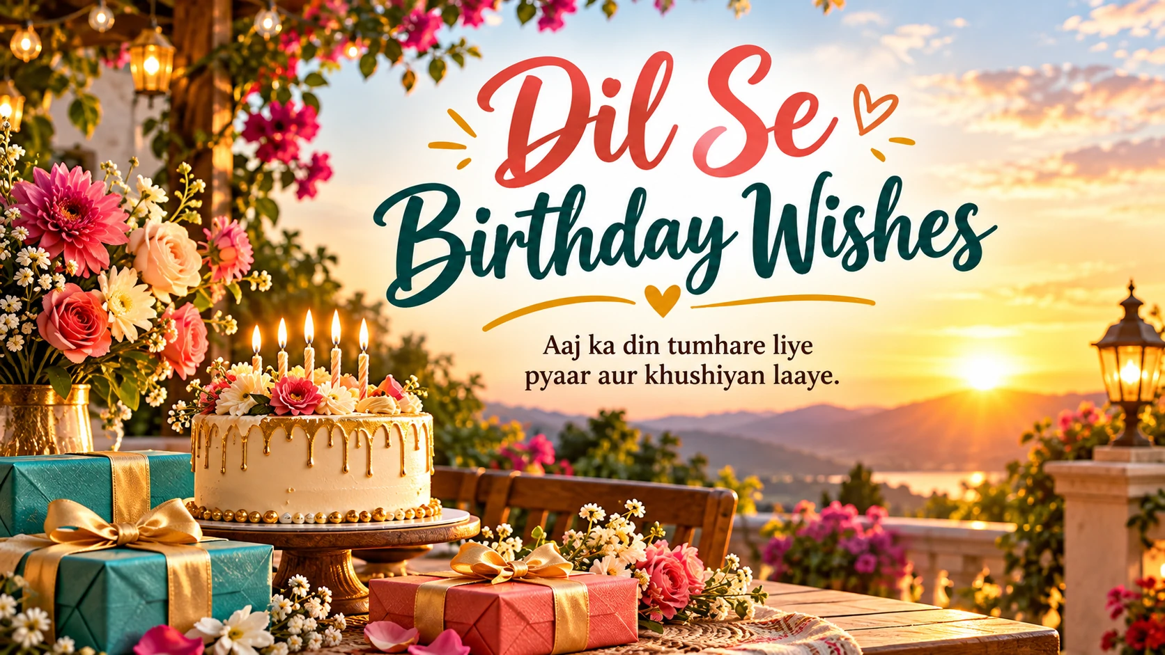 Birthday Wishes in Hindi English